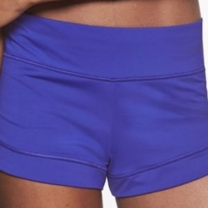 Athleta Bright Blue Kata Swim Bathing Suit Short M
